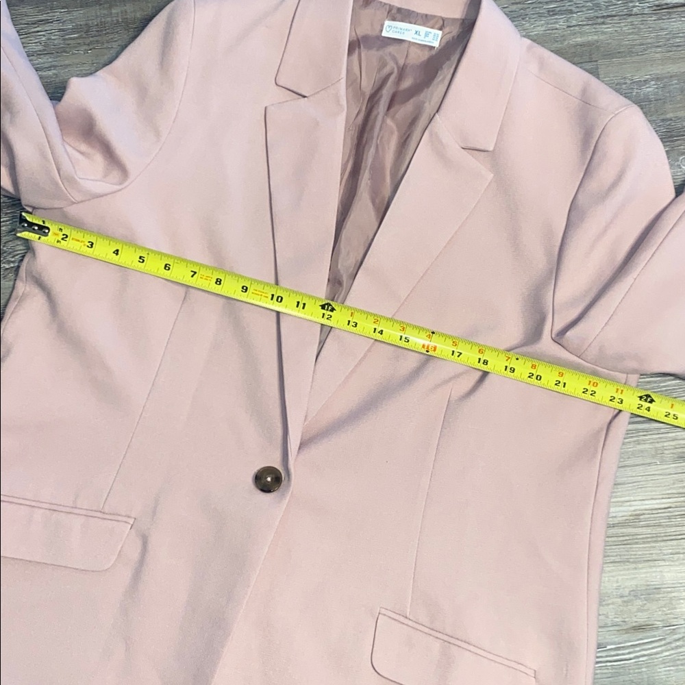 EUC PRIMARK Pink Boyfriend Blazer XL - Picture 5 of 6